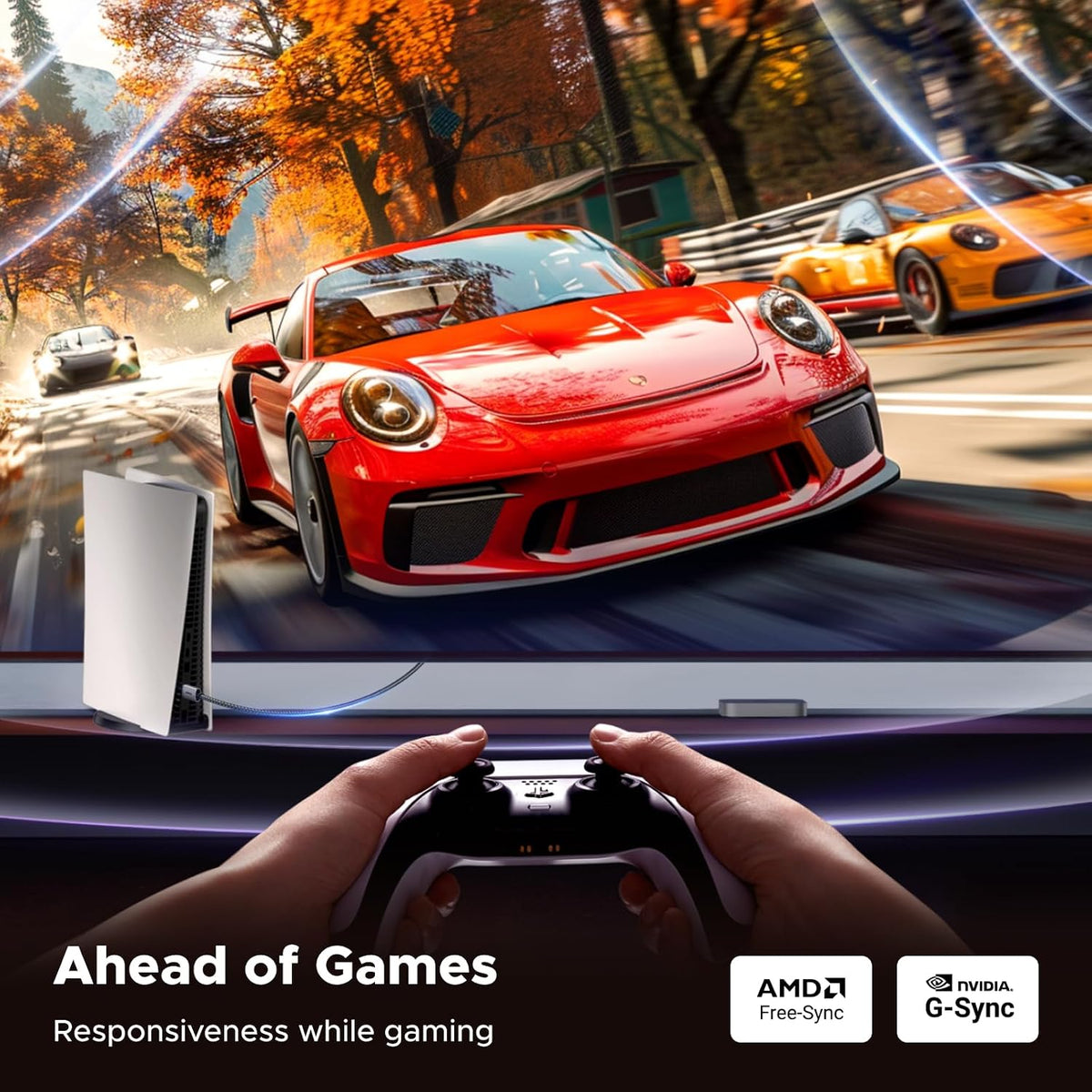 UGREEN 55568 2m DisplayPort 2.1 cable, 16K60 80Gbps, ahead of games
