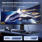 UGREEN 65878 DisplayPort + USB-C Switch 2 in 1 Out 8K@60Hz 4K@240Hz DP 1.4 | UGREEN India