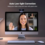 UGREEN USB Webcam, FHD 1080P/30fps For PC Webcam with Microphone, Clear Stereo Audio, Auto Light Correction, 85° View Web Cam for Live Streaming, Video Calling, Studying, Conferences etc. (15728) - Ugreen India