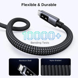 UGREEN 0.5M/1.6Ft 100W Uno USB C to USB C Cable Fast Charging Cable with LED Display for iPhone 16/16 Plus/16 Pro/16 Pro Max/15, MacBook Pro/Air, iPad Pro/Air, Galaxy S24 Ultra (45612) Ugreen India