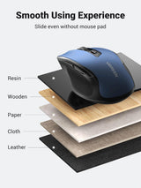 UGREEN Dual-Mode Bluetooth & 2.4GHz Silent Wireless Mouse – Ergonomic, 4000 DPI, 6 Buttons, Blue (25753)