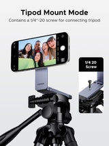 UGREEN for Magsafe Tripod 360° Rotating Adjustable Magnetic Phone Stand for 1/4'' Screw Port Compatibility with iPhone 17 16 15 14 13 12 Pro Max Air(75509)