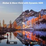 Ugreen 1m 8K@60Hz HDMI 2.1 मेल टू मेल केबल अल्ट्रा HD, डायनामिक HDR, हाई स्पीड 48Gbps, डॉल्बी विजन, eARC, Xbox One, Nintendo स्विच, Samsung TV, Roku, PS5, नायलॉन ब्रेडेड (70319) के लिए कम्पैटिबल है 