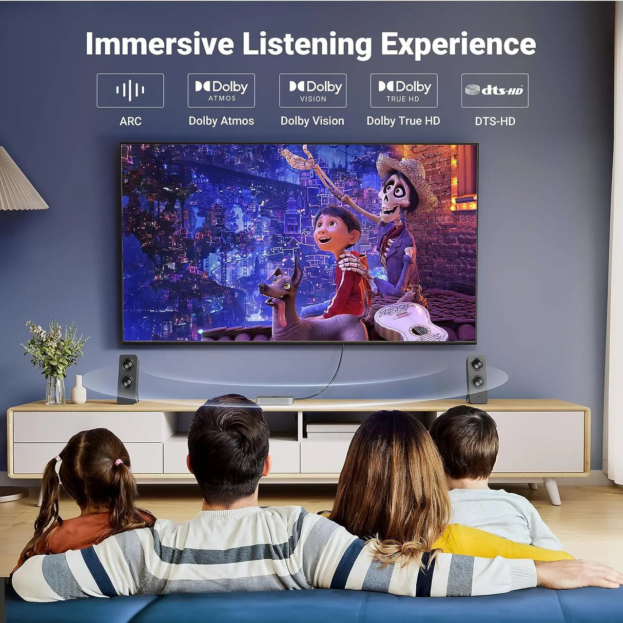 UGREEN 10M HDMI 2.0 Cable 4K@60Hz Ultra HD Braided High Speed HDR 18Gbps Audio Return TV Monitor Gaming Console Projector 40414