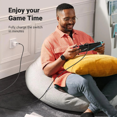 UGREEN 3.3Ft/1M USB C Extension Cable, USB C 3.2 Nylon Braided Type C Male to Female Cord 100W 10Gbps Compatible with Steam Deck, Hubs, MacBook Mini 2023/Pro, iPad, etc.(30205) - Ugreen India