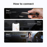 UGREEN Aux to Bluetooth 6.0 Car Adapter with LDAC, 3.5mm Aux Adapter for Car Built-in Microphone, Car Bluetooth Audio Receiver for Hands-Free Calls Compatible with Car Speaker & Home Audio (85428)