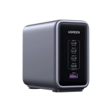 UGREEN Nexode 300W USB C PD 3.1 চার্জার, GaN Tech চার্জার স্টেশন 5 in 1 সহ, সারফেস MacBook Pro Air 13 iPad Pro iPhone 15 এর সাথে সামঞ্জস্যপূর্ণ, 2M পাওয়ার কেবল এবং 1.5M 240W USB C কেবল অন্তর্ভুক্ত (90903B)
