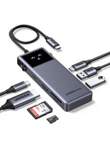 UGREEN Uno 7-in-1 USB-C Hub – 4K HDMI, 100W PD, 3 USB-A, SD/TF Multiport Adapter (75179)