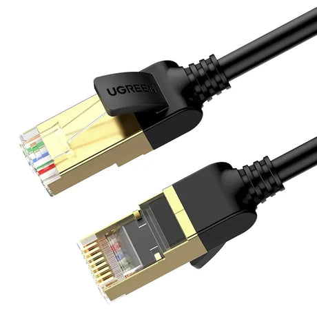 UGREEN 0.5M Cat7 F/FTP Round Ethernet Cable, 10 Gbps/600Mhz, STP for Modem, Router, PC, Mac, Laptop, PS2, PS3, PS4, Xbox, and Xbox 360 etc. (11229) - Ugreen India