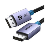 UGREEN DisplayPort Cable 2.1 2M 6ft VESA Certified DP2.0 40Gbps 16K 30Hz 8K 240Hz 4K HDR HDCP FreeSync G-Sync (15384)