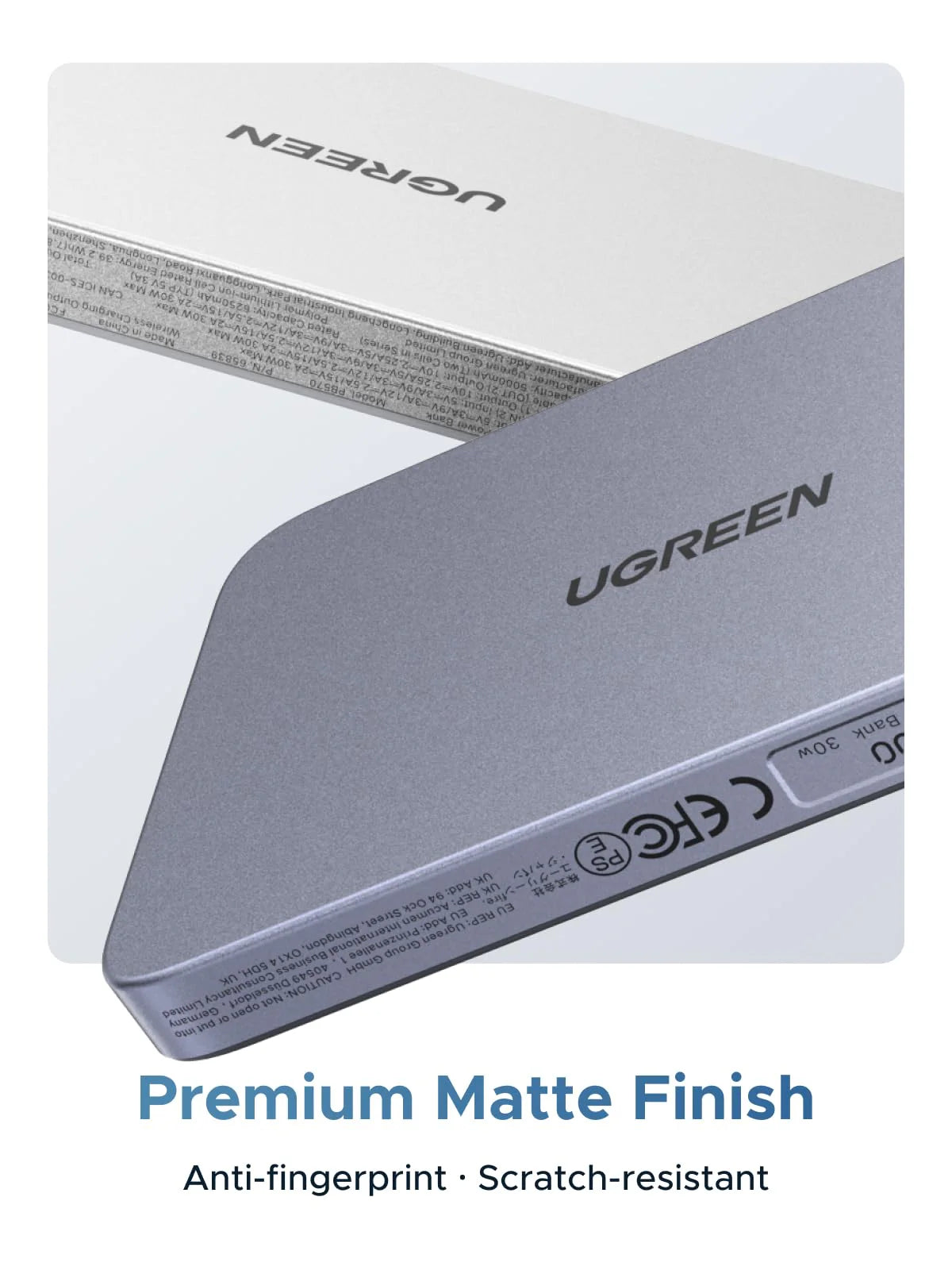 UGREEN MagFlow Air Magnetic Power Bank (10000mAh, Qi2 15W) (75982)