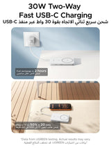 UGREEN MagFlow Air Magnetic Power Bank 10000mAh 15W Lunar White (75983)