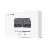 UGREEN Ethernet Extender 70M 1080P 60Hz HDMI Extension Cat5e Cat6 Cable Transmitter Receiver Power Adapter Signal (20519)