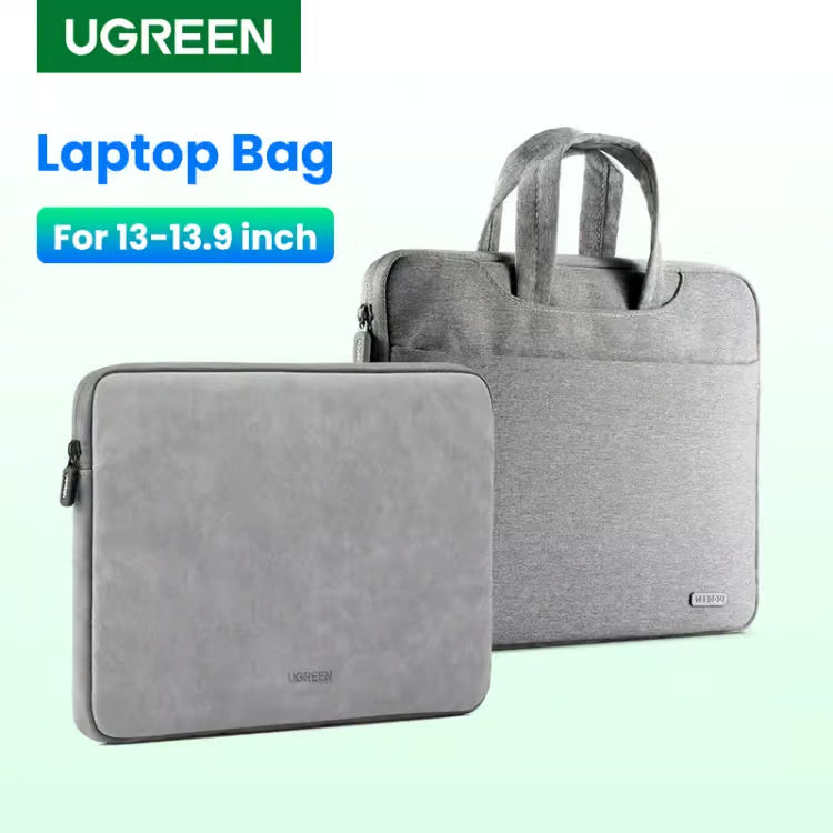UGREEN Laptop Sleeve for 13–13.9″ | Slim Protective Laptop Case – Water-Resistant Three-Layer Design, Shock Absorb Interior + Organized Pockets (20448)