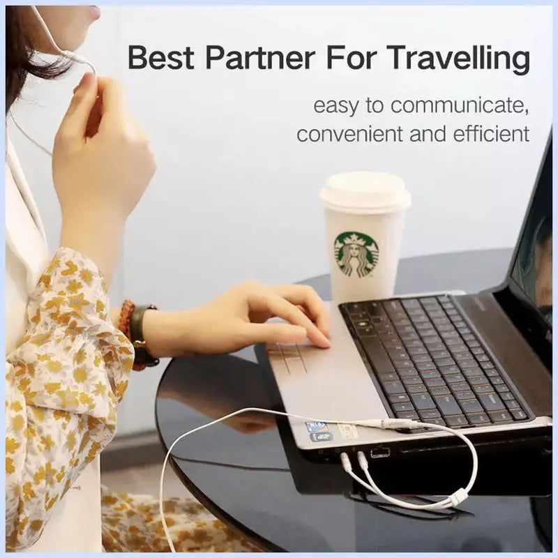 UGREEN 20cm 3.5mm Audio Splitter Cable 1 Female to 2 Male Headphone Mic Jack Adapter ABS Case PC Laptop Headset 20897