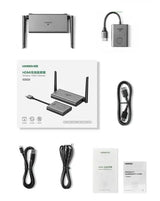 UGREEN 50M Wireless HDMI VGA Extender Transmitter Receiver 1080P 60Hz 5GHz Long Range Display Adapter Kit 50633A