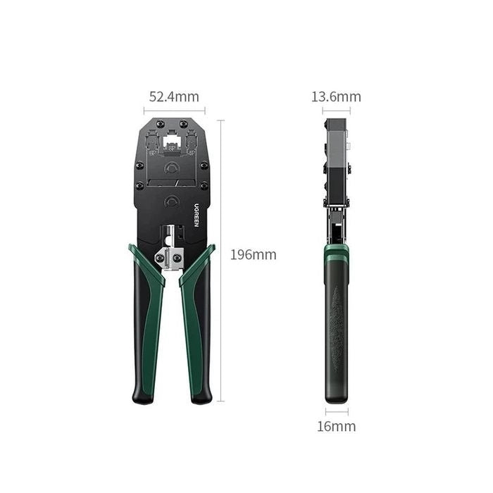 UGREEN NW304 RJ45 crimping tool dimensions and size guide