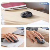 UGREEN 2.4G Silent Wireless Optical Mouse Metal Scroll USB Receiver 2400 DPI PC Laptop Computer Chromebook MacBook (90371)