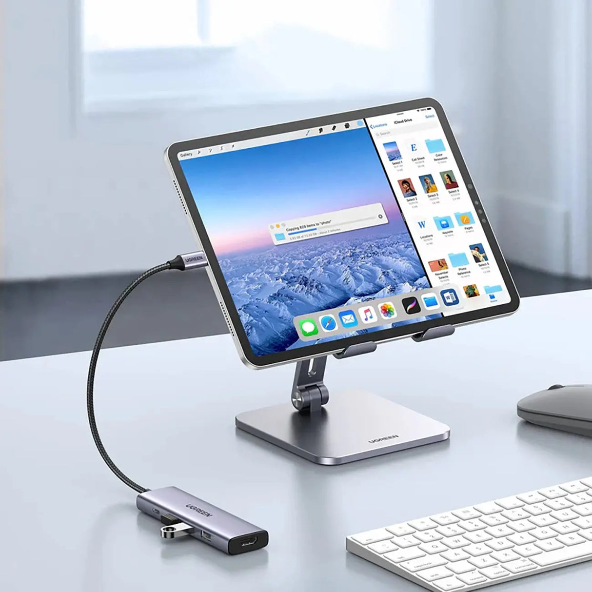 UGREEN 5-in-1 USB-C Multiport Dock 4K@60Hz HDMI 100W Power Delivery 3x USB-A 3.0 MacBook Pro iPad Pro Surface XPS ThinkPad 15597