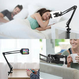 Ugreen Universal Tablet Holder with Folding Long Arm, 360° Rotating Mount, 180° Adjustable Arms (50394)