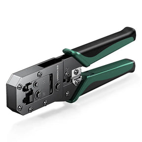 UGREEN Multifunction Crimping Tool 2 Extra Blade Sets Network Cable Cutter Stripper RJ45 RJ11 RJ12 Connectors Durable 70683 Ugreen