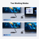 UGREEN HDMI 1080P@60Hz Wireless Transmitter and Receiver TX USB-C (DP Protocol) and RX 5G WiFi Transmission Compatible with Cell Phone/Computer/Laptop/Camera/TV Box/DVD/TIKTOK/Neflix ,98FT/30M(35031A Ugreen