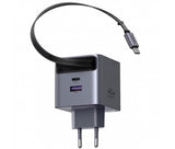 UGREEN 45W GaN Fast Charger with Retractable Cable (65822)