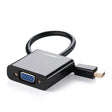 Mini DP to VGA, Ugreen Mini DisplayPort Thunderbolt Compatible to VGA Male to Female Adapter Black (10437) - Ugreen India