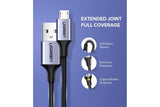 UGREEN 0.25M USB 2.0 A to Micro USB Cable Nickel Plating Aluminum Braid (60144) - Ugreen India