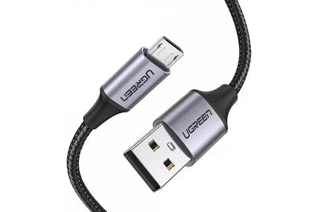 UGREEN 0.25M USB 2.0 A to Micro USB Cable Nickel Plating Aluminum Braid (60144) - Ugreen India