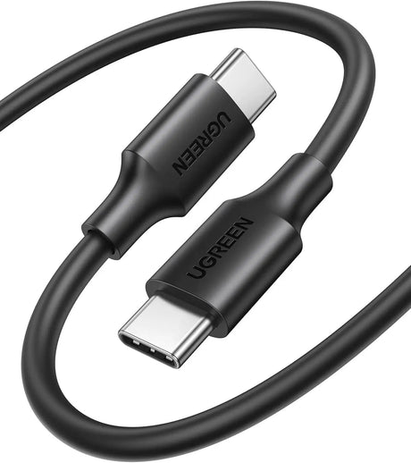 UGREEN 0.5M USB C to USB C Cable, 60W PD 3.0 Fast Charging USB 2.0 Type - C Male to Male Cord for MacBook, iPad Pro, Samsung Galaxy, Pixel, Switch & More (50996) - Ugreen India