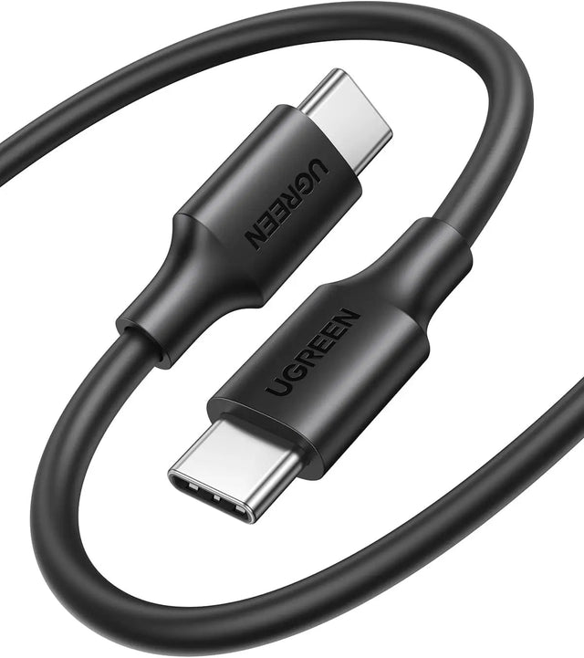 UGREEN 0.5M USB C to USB C Cable, 60W PD 3.0 Fast Charging USB 2.0 Type - C Male to Male Cord for MacBook, iPad Pro, Samsung Galaxy, Pixel, Switch & More (50996) - Ugreen India