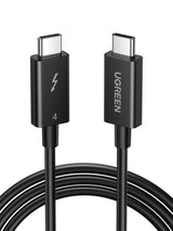 UGREEN 0.8M/2.6FT 100W Thunderbolt 4 USB - C to USB - C Cable Fast Charging, 8K Video, Black (30389) - Ugreen India