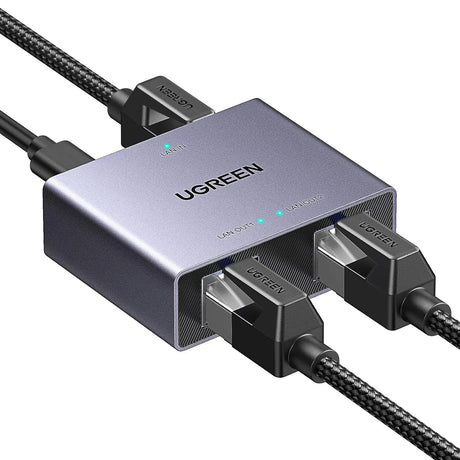 UGREEN 1 to 2 Ethernet Splitter 1000Mbps (45311) - Ugreen India
