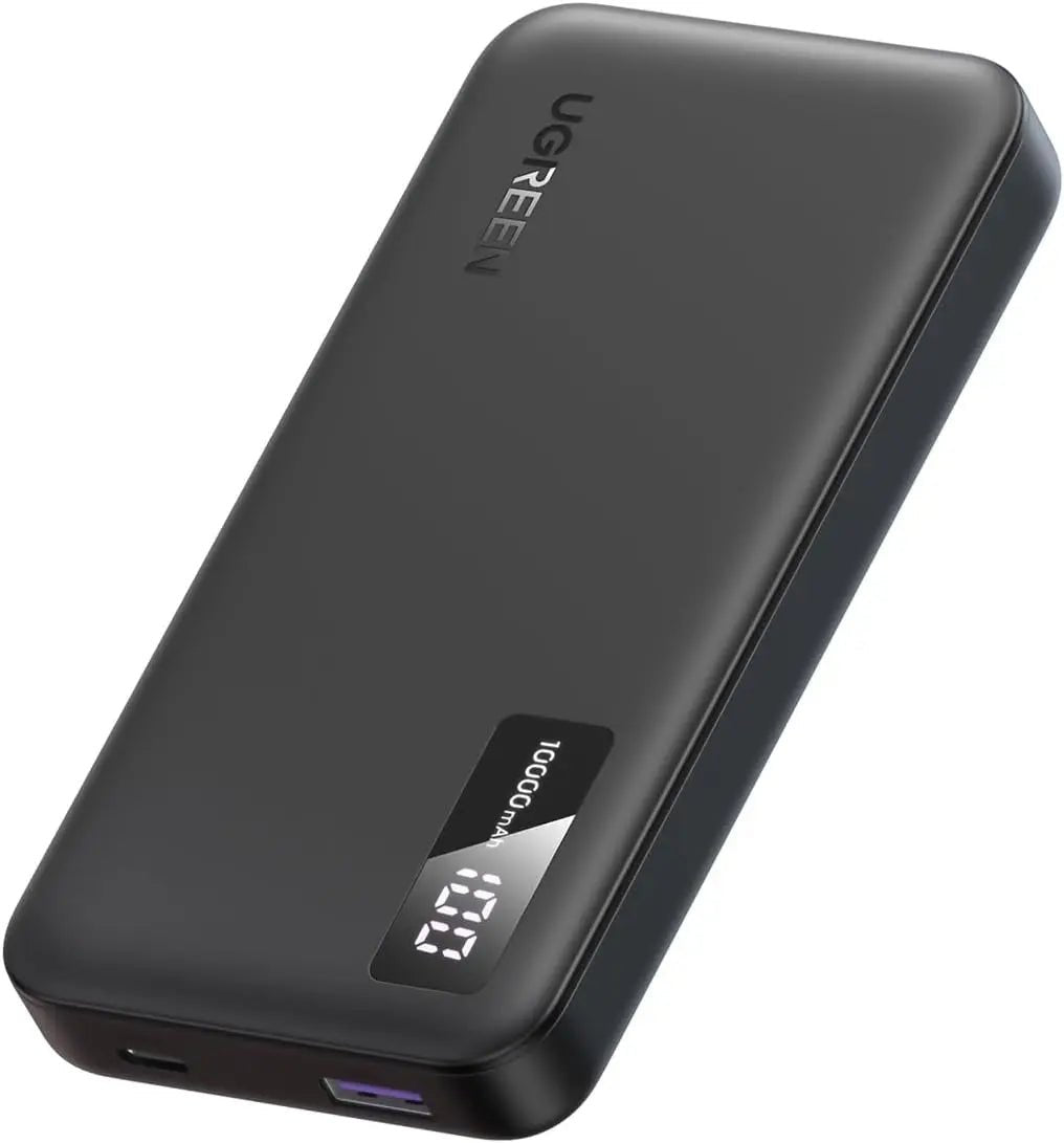 UGREEN 10000mAh Power Bank, 20W PD & QC 3.0 Two - Way Fast Charging Portable Charger for iPhone, Samsung, Xiaomi, OnePlus, iPad and More (25742) - Ugreen India