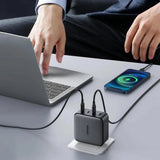 Ugreen 100W 4 - Port 3C1A GaN Fast Pd Charger for Laptops, Tablets, Phones and Desktops (EU Pins)(40747 ) - Ugreen India