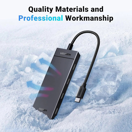 UGREEN 10Gbps 4 In 1 USB C Hub, USB 3.2 Adapter with 4 USB - C 3.2 Splitter Extender for MacBook Pro/Air, iPad Pro, iPhone 15/15 Pro Max, Surface, PC, Laptops and More (35584) - Ugreen India