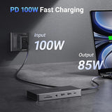UGREEN 11 In 1 USB C Hub Dual HDMI Docking Station, Dual 4K@60Hz Single 8K@30Hz, 10 Gbps USB Port, PD 100W, 1Gbps Ethernet, Card Reader(15965) - Ugreen India