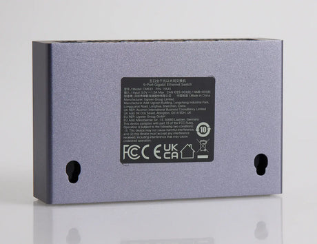 UGREEN 5-Port Gigabit Ethernet Switch Aluminum Housing, EU (15641) Ugreen