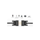 Ugreen 1.5m DB9 RS232 Female To Female Adapter Cable Connects your computer to device with RS - 232 compatible (COM port) interface(20149) - Ugreen India