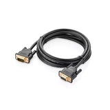 Ugreen 1.5m DB9 RS232 Male To Female Adapter Cable Connects your computer to device with RS - 232 compatible (COM port) interface (20145) - Ugreen India