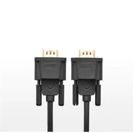 Ugreen 1.5m DB9 RS232 Male To Male Adapter Cable Connects your computer to device with RS - 232 compatible (COM port) interface (20153) - Ugreen India