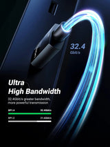 UGREEN 1.5M DisplayPort 1.4 Cable 8K@60Hz, 4K@144Hz High Speed DP to DP Male to Male Cord with HDR, HBR3, DSC, HDCP 2.2, Compatible with Monitor, Graphics Card, PC, Laptop – (80391) - Ugreen India