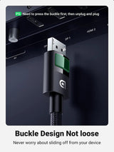 UGREEN 1.5M DisplayPort 1.4 Cable 8K@60Hz, 4K@144Hz High Speed DP to DP Male to Male Cord with HDR, HBR3, DSC, HDCP 2.2, Compatible with Monitor, Graphics Card, PC, Laptop – (80391) - Ugreen India