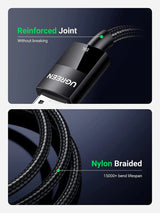 UGREEN 1.5M DisplayPort 1.4 Cable 8K@60Hz, 4K@144Hz High Speed DP to DP Male to Male Cord with HDR, HBR3, DSC, HDCP 2.2, Compatible with Monitor, Graphics Card, PC, Laptop – (80391) - Ugreen India