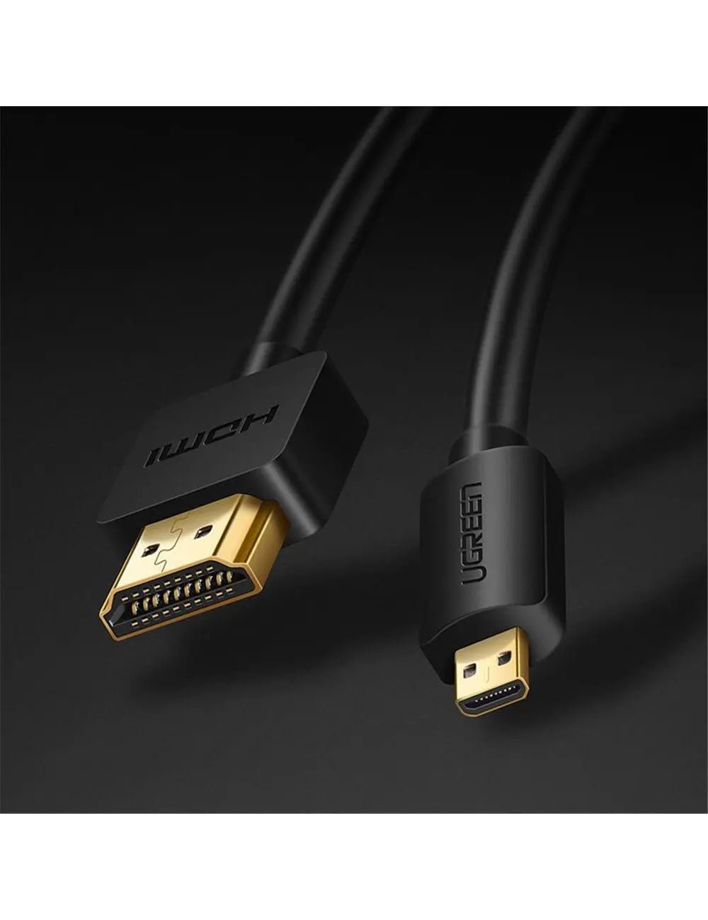 UGREEN 1.5M Micro HDMI to HDMI Cable, High Speed Male to Male 4K UHD Video Cord Compatible with Camera, Raspberry Pi, Tablet, DSLR, Laptop, HDTV, Projector, Monitor – (30102) - Ugreen India
