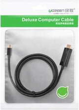 UGREEN 1.5M Mini DisplayPort Male to HDMI Male Cable 4K Thunderbolt 2 (20848) - Ugreen India