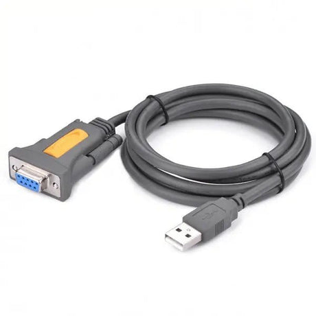 UGREEN 1.5M USB 2.0 to RS232 Adapter Cable, USB A Male to DB9 Serial Female Converter Cord with Prolific Chipset for POS, Scanner, Modem, GPS, Printer, Projector – (20201) - Ugreen India