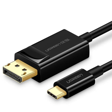 UGREEN 1.5M USB Type C Male To DisplayPort Female Cable 4k@30Hz - Black (50994) - Ugreen India
