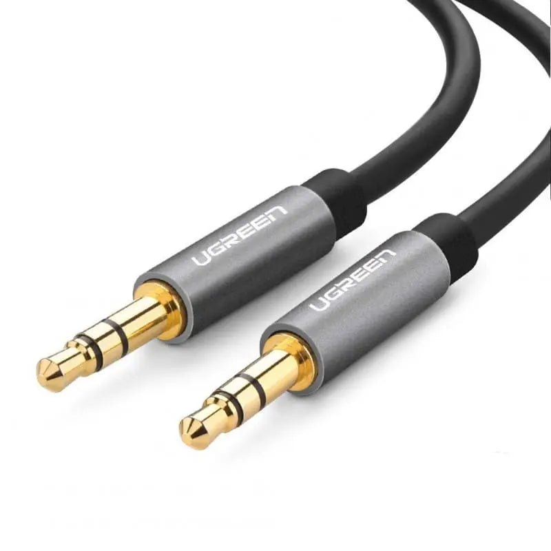 Ugreen 1m 3.5mm Male to 3.5mm Male Audio Cable 24k Gold - Plated With Aluminum Shell (10733) - Ugreen India